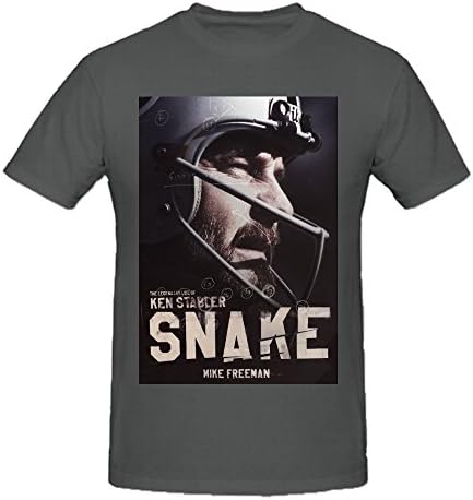 FGEXYZ Custom Ken Stabler poster Man T Shirt Cotton O neck Grey