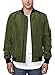 HEMOON Men's Casual Sportswear Lightweight Baseball Bomber Jacket XL Green