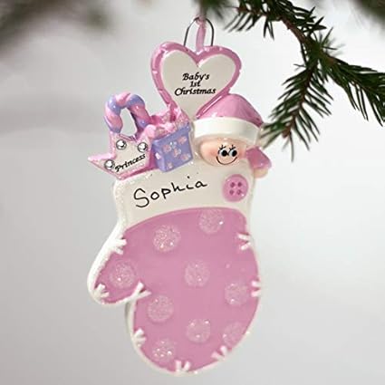 personalised baby christmas decorations