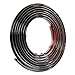 TOOGOO(R) 10mm x 15m Car Chrome Styling Moulding Trim Edge Strip Auto Body Window Exterior Decoration