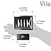 Vila Shower Soap Bar Stainless Steel Holder, Wall-Mounted Shower Dish for Human, Dogs, Cats, Dove and Ferrets, Self-Adhesive with Suction, Stainless Steel