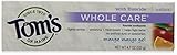 Tom's of Maine Whole Care Fluoride Gel, Orange Mango, 4.7 Ounce, 2 Count