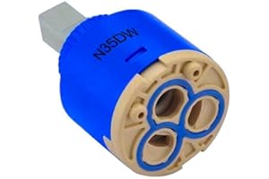 XLHippo CUPC Certified Diameter 35mm Replacement Cartridge for Kraus/Kohler/Moen/American Standard Gear Cartridge faucet replacement part