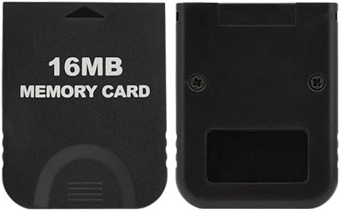 Gamilys Replacement Black 16MB Memory Card for Ninendo Wii / GameCube