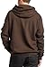 Caterpillar Big and Tall Trademark Banner Hooded Sweatshirt, Dark Earth, 38W x 36L
