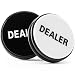 Brybelly Double-Sided Dealer Button - Casino-Grade Poker Buck Poker Weight, Large 3 Inch Diameter Puck! Great for Poker, Texas Hold 'em, Gambling Card Games