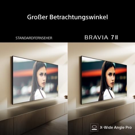 Sony BRAVIA 7 II True RGB Fernseher, 75 Zoll, 4K-Smart-TV (Google TV), RGB-LED, XR Prozessor mit KI-Technologie, 120-Hz-Fernseher mit Dolby Vision/Atmos, PS5-kompatibel, Modell 2026 – Schwarz 6