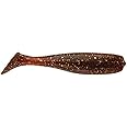 DOA 80304-304 Cal Shad Tail, Rootbeer/Gold Glitter