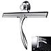 Baban Shower Squeegee Glass Squeegee Window Squeegee All-Purpose Squeegee for Bathroom/Kitchen/Car Glass/Mirror/Restaurant, Stainless Steel Squeegee with Suction Cup Hooks Holder, 9.6 Inch