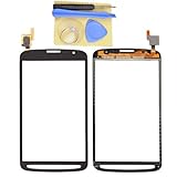 NEW OEM Samsung Galaxy S4 Active i9295 i537 GRAY GREY Front Digitizer Touch Screen Glass Compatible with AT&T and International Model(s)