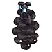 BLY Hair 8a Grade Virgin Brazilian Body Wave Hair 3 Bundles 100% Unprocessed Human Hair Weave Extensions Weft Natural Color, Full Head, 100g/pcs (18 20 22 inches)