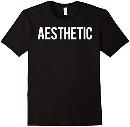 Mens Aesthetic T Shirt - Cool new funny gym fan cheap gift tee Large Black