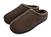 HomyWolf Mens Cotton House Slippers, Warm Soft Indoor/Outdoor Slipper