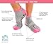 Toe TalkWarrior Chick Non Slip Grip Socks for Pilates Yoga Barre Tai Chi Dance Meditation & Mindful Living