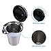 ShineMe Stainless Steel Gravy Boat Sauce Jug with Lid, 26oz Double Wall Insulated, Storage for Gravy or Cream, Used at Home & Kitchen