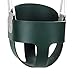 High Back Full Bucket Toddler Swing Seat with Plastic Coated Chains - Swing Set