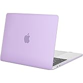 MOSISO Compatible with MacBook Pro 13 inch Case M2 2026, 2025, 2024, 2023, 2022-2016 A2338 M1 A2251 A2289 A2159 A1989 A1708 A1706 with/Without Touch Bar, Plastic Hard Shell Case Cover, Light Purple