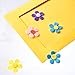 Sumind Felt Flowers Fabric Flower Embellishments for DIY Crafts, Assorted Colors (100)