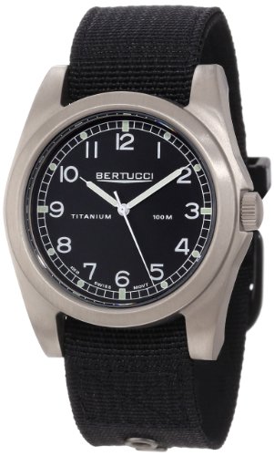 Bertucci Men’s 13304 A-3T Vintage 42 Durable Titanium Field Watch, Watch Central