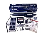 Ghost Controls TSS1XP Heavy-Duty Solar Single Automatic Gate Opener Kit for Swing Gates Up to 20 Feet (ft.)