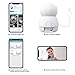AKASO WiFi Security Camera IP Camera, 1080P HD Wireless Home Surveillance Baby/Pets Monitor with Two-Way Audio,Phone APP Remote Access,Pan/Tilt,Motion Detect,Panoramic Navigation,3D Positioning (P20)