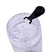Vortex Shaker Bottle by KSJET5 16,000 RPM Motor Electric Protein Shake Cup USB Rechargeable Portable Gym Blender Automatic 650 mL/ 20oz Mixer for Lump-Free Powdered Drinks and Supplements