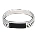 bayite Fitbit Alta Bands Jewelry Bangle For Fitbit Alta, Unadjustable One-size Bracelet, Silver Large 6.3