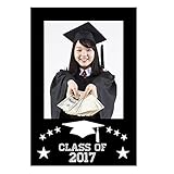 7-gost(TM) 8PCS 2017 Graduation Grad Party Masks Frame Photo Booth Props Mustache On Stick