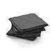 Boska Holland Monaco Collection 4-Inch by 4-Inch Slate Coaster, Set of 4