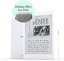 reMarkable - The Paper Tablet - 10.3" Digital Notepad, Paper-Feel with Low Latency and Glare-Free Touchscreen Display, Wi-Fi, Convert Handwritten Notes to Typed Text