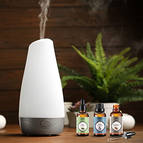 Wuhura Sandalwood Essential Oils for Diffuser 30ML - Premium Grade Aromatherapy Essential Oil Sandalwood Fragrance Oils (1.01 Fl Oz)