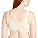 Leading Lady Women's Plus Size Sleep Leisure Cotton Bra, Ecru, 52  F/G/H