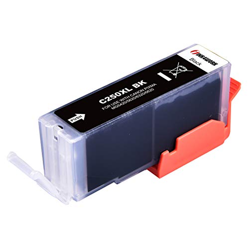 3-Pack PGI-250XL Black Ink Cartridges For Canon Pixma Printers - With Chip