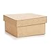 Darice Paper Mache Box Square 4 x 4 x 2 inch (6-Pack) 2833-36