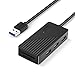 UGREEN USB Card Reader Hub 3 Ports USB 3.0 SD TF Card Adapter Hub Combo for MacBook Pro Air, Windows Surface Pro, iMac, PCs and Laptops Support Compact Flash Memory Cards Black