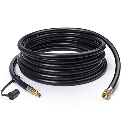 Grill Connectors & Hoses 18 FT Quick Propane For RV Grill, Stove