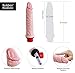 pure love Realistic Penis Vibrating Dildo Dong, Adult Sex Toy, Flesh Color, Fresh, 6