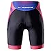 MY KILOMETRE Womens Triathlon Shorts 8” Inseam Tri Shorts with Side Pockets Adjustable Drawstring