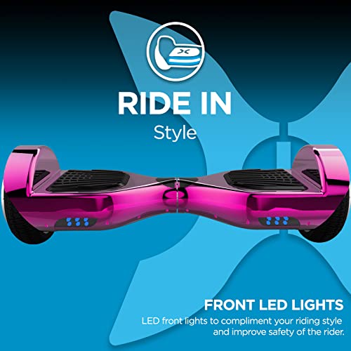 Hover1 Ultra Electric SelfBalancing Hoverboard Scooter, Pink, 24 x 9