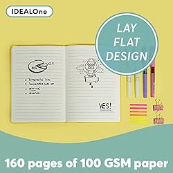 IDEALOne Journal Notebook Lined Classic Hardcover