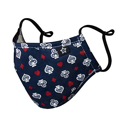 Washable Reusable Mouth Mask Cotton Anti Dust Half Face Mouth Mask for Men Women Dustproof With Adjustable Ear Loops