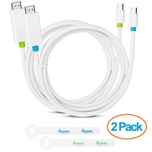Aurum cables mini displayport to hdmi cable - 2 pack wi…