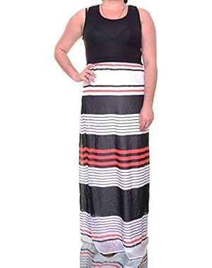Women's Striped Maxi Dress Size XS