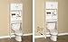 Zenna Home 9319W, Spacesaver Leg Extensions, Pair, White