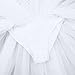YiZYiF Women's Ballet Tutu Bustle Costume 3D Flower Swan Lake Dance Leotard Dress White X-Small