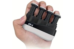 IOppWin Finger Strengthener - Hand Grip Trainer for Piano, Guitar, Bass, Ukulele, Zither and More - Plastic Material, Lightweight and Portable - Improve Finger Flexibility