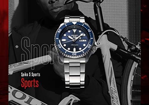 Seiko 5 Sports Men S Automatic Watch Blue Dial Analog Display And Stainless Steel Strap Srpd51k Amazon Com Au Fashion