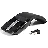 2.4GHz Wireless USB Foldable Optical Touch Mice/Mouse Bending Start Flat Close Suitable for PC / Laptop
