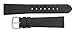 Mens Lizard Grain Watchband Black 18mm Watch Band - by JP Leatherworks