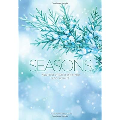 Seasons Winter Prayer Journal Black and White Seasons Winter Prayer Journal Black and White